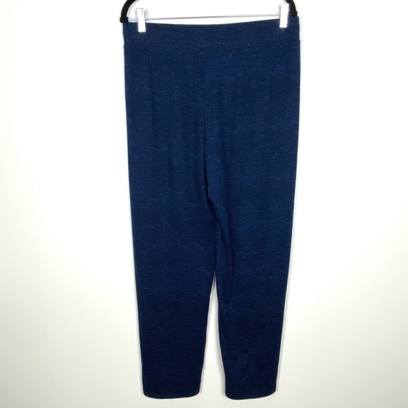 Jockey Yoga Pants Pajama Bottoms Womens Large Royal Blue Knit Stretchy Soft - Picture 3 of 7